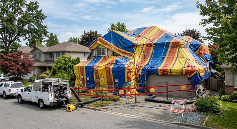 Termite Tenting in Asheville, NC